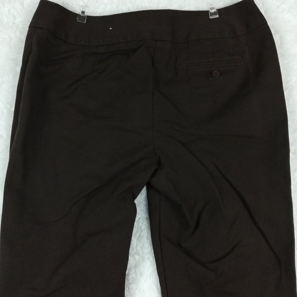 Chicos Womens Pants Trouser Tapered Brown Pocket 25 - Picture 4 of 12